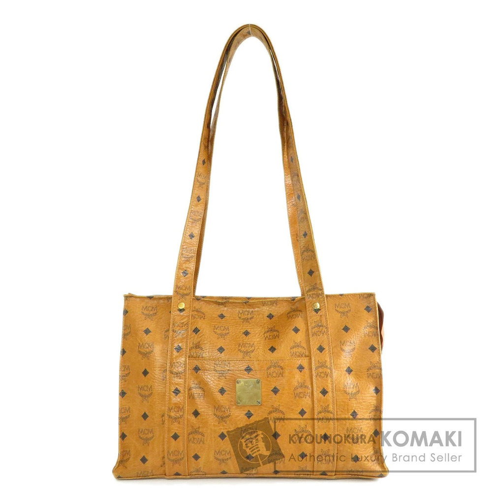 MCM Monogram Tote Bag Leather